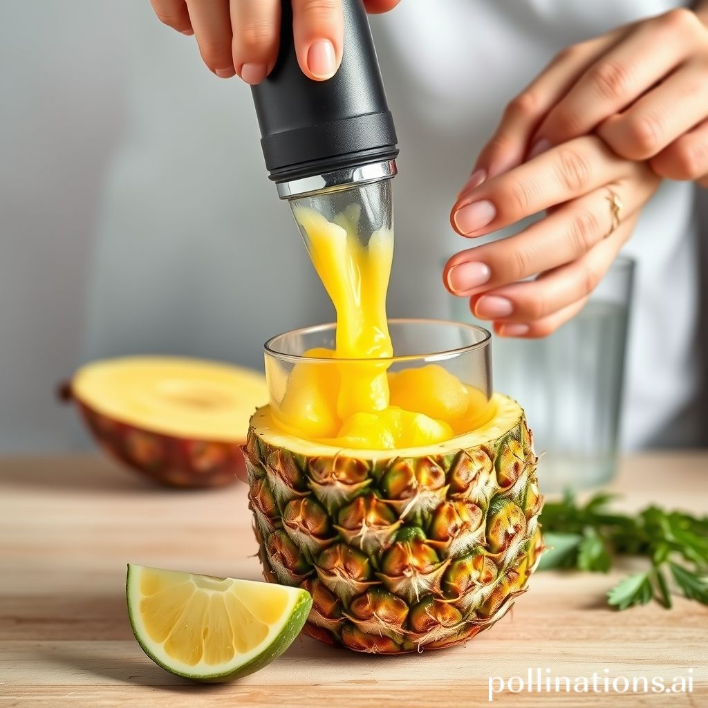 Juicing Pineapple at Home Easy Methods for Extracting Juice Without a